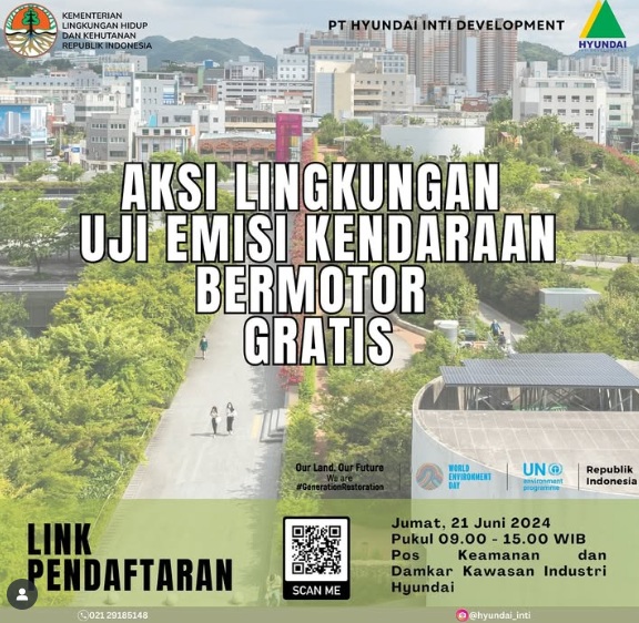 Uji Emisi Kendaraan Bermotor Gratis 